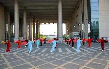 广饶县阳光站点成功举办28式太极扇培训活动