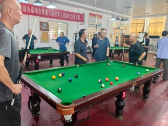 2025年垦利区第十五届全民健身运动会暨第六届老年人运动会台球