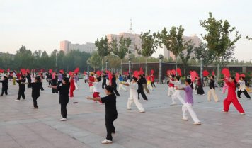 垦利区太极拳∙健身气功培训班成果展示活动举行